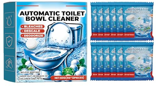 KOAHDE Pastillas para Limpiar Baños,Pastillas Efervescentes para Limpieza de Inodoros,Tabletas de Limpieza Eficiencia Inodoros,Limpiador Efervescente Multifuncional,60g