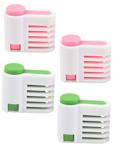Ipetboom 4pcs Cake and Bread Slicing Guide: Handmade Bread Cutting Leveler for Uniform Slices - Baked Food Even Slicing Helper - Toast Guide