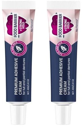 Adhesivo termoplástico para prótesis dentales, sellado fuerte para un ajuste seguro, fácil de aplicar, apto para todas las edades.,2pcs