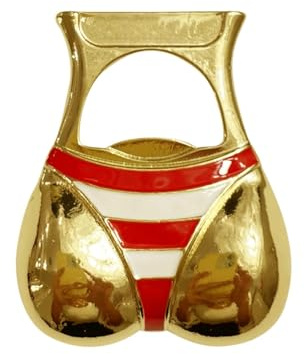 Drôles Tire Bouchon, Bière Ouvre Bouteille 3D Bikini Woman, Hommes Rouges Tire Bouchon, Tire-Bouchons Cadeau Rigolo Idee Cadeau Homme Anniversaire pour Papa, Amie et Collègue (Or-A)
