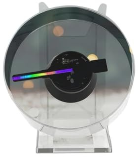 Proiettore pubblicitario 3D, lettore di lampade olografiche con insegna a LED Wi-Fi, display remoto, proiettore olografico ventola e logo luminoso Per Halloween, Natale