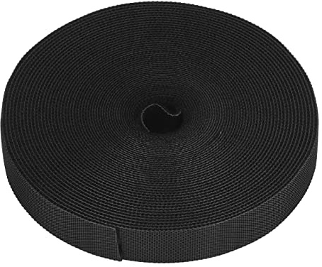 Kuuleyn Reusable Cable Ties, Adjustable Cord Straps Wire Organizer, Hook and Loop Cable Ties Multipurpose Reusable Fastening Nylon Tape for Wire Management (10m / 32.8ft)