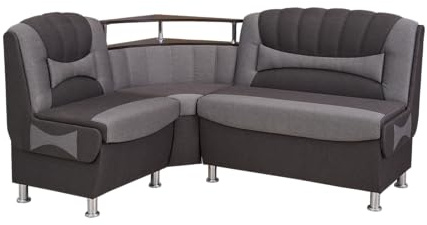 Rodnik Eckbank Samba NEW mit Stauraum und Ablage, gepolsterte Sitzbank für Esszimmer und Küche, beidseitig montierbar, 164 x 128 cm