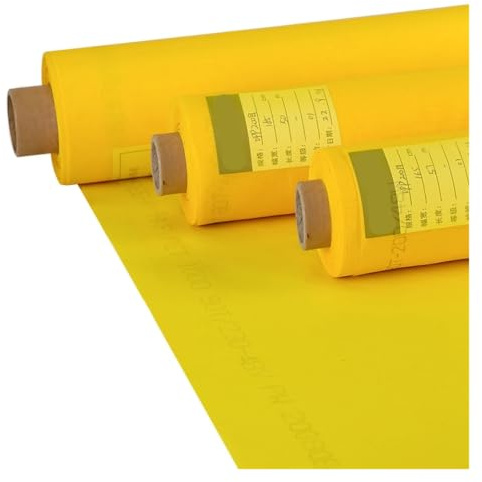40-420M Screentryck Mesh Tyger Polyester Silk Screentryck Mesh Framställning Stretch Verktygsdelar(127x100cm,420M 165T-31um)