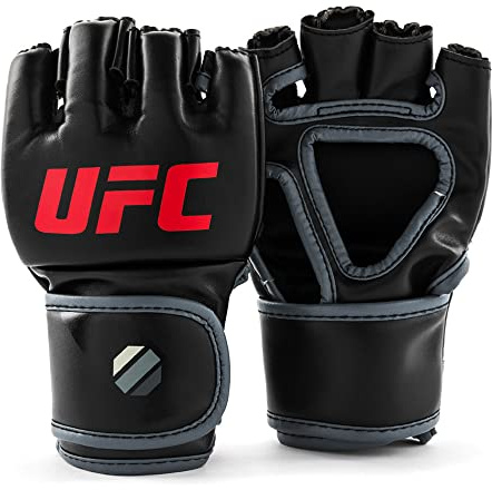 UFC MMA 5oz Sparring Gloves, Color- Black, Size- S/M
