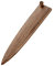 Aibote Handmade Natural Black Walnut Wooden Cover Univeral Japanese Sashimi Knife Sheath Chef Knives Cases Holders Protectors for Yanagiba Sujihiki Slicer (9.5 inch)