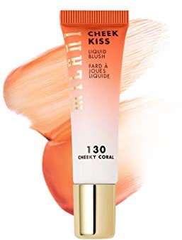 Milani Cheek Kiss Liquid Blush Cheeky Coral 10.8ml