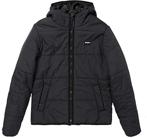 Mystic Watersports - Surf Kitesurf & Windsurfing Mens Voyager Coat Jacket - Black Logo Badge Träger Linke Brust