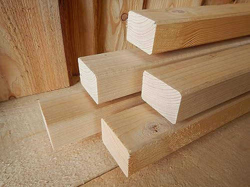 Fichte 60x40mm KVH Nsi gehobelt KANTHOLZ BALKEN SCHALUNG HOLZ BAUHOLZ 280cm LÄNGE (10)
