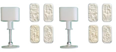 Herstellung von Formen in Blumenform, handgefertigt, Gebäckstempel, Mungbohnen, Kuchenformen, geeignet für Familienfeiern