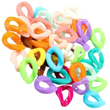 COLLBATH 150stücke Teiliges Buntes Kunststoff-cliphaken Für Diy Schmuckherstellung Offene Glieder Für Ohrringe Armbänder Taschenketten Und Bastelprojekte Praktische Clips Für Vielseitige Ve