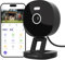 FAMVIVA 2K Security Camera, Outdoor/Indoor for Home, Pet, Baby, Nanny, IP65 Waterproof Color Night Vision, White Light & Siren, Recording, Motion Detection, Works with Alexa, Black