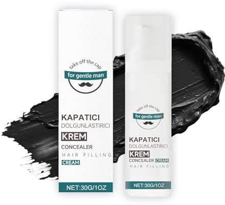 Crema de corrector para el cabello: efecto de densidad instantánea, corrector de cuero cabelludo de aspecto natural para adelgazar el cabello, ligero y no pesado, secado rápido (1Pcs)
