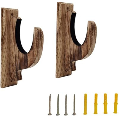YUSSEQDD Home Wandmontiertes Waffenlagerregal, verstellbarer Ständer für alle Samurai Waffen, gepolsterter Wandhalter aus Holz, Display Aufhänger