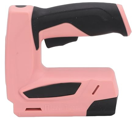 Cocoarm Clou électrique Rose Rechargeable sans Fil avec Chargement USB, 70 Clous par Minute pour le Bricolage, le Travail du Bois et la Réparation de Meubles
