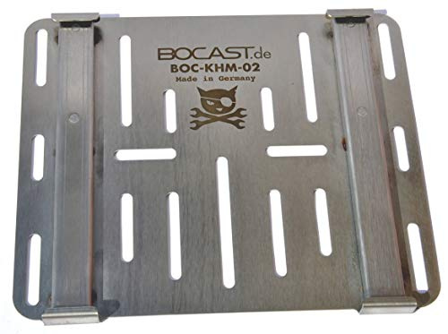 Edelstahl Kennzeichenhalter Motorrad Krad 210mm x 170mm für Österreich
