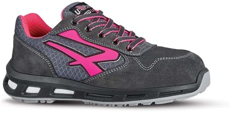 U POWER Scarpe Antinfortunistiche Donna Protezione S1P SRC VEROK Colore : Antracite Taglia : 39