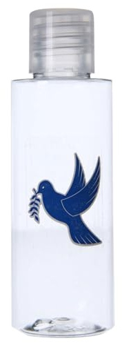 Holyart Accesorios para bendición: Botellas Agua bendita Paloma (Caja 100 Piezas)