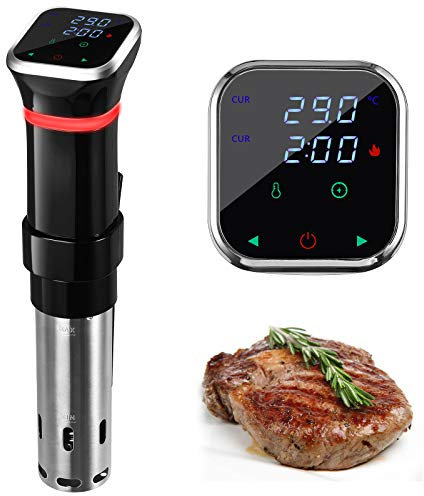 Tanice Sous Vide, Precision Cooker Immersion Circulator 1100W Water Sous Vide Device with Accurate Temperature and Time Control Sous Vide Cookbook Included