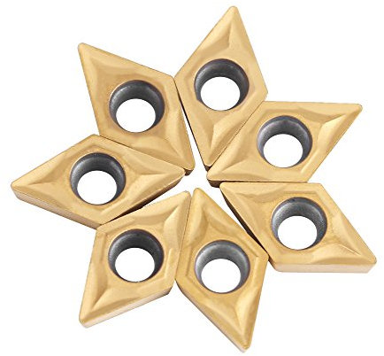 10pcs CNC Hartmetall Einsatzschneider DCMT070204 US735 DCMT51.51 Wendeplatten für Drehmeißel mit Box