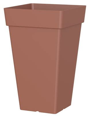 Artevasi Capri carré résistant aux Plantes - Hauteur : 65 cm - Terracotta