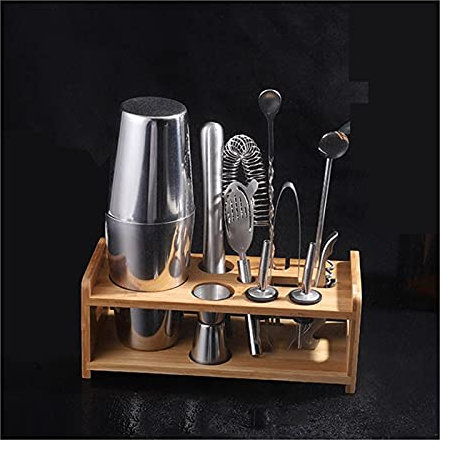 Juego de coctelera Coctelera Coctelera de acero inoxidable Coctelera de barra profesional Coctelera Barman Mezclador de cócteles Coctelera Coctelera Juego de barra Bartender Kit ( Color : 5pcs 600x4