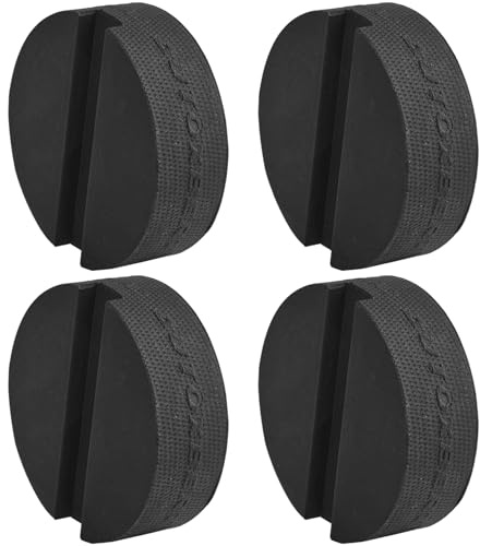 4 Stück Auto Gummiauflage Wagenheber Gummiplatte Hebebühne Rangierwagenheber Wagenheber Jack Pad Aufnahme Gummiklotz Rund Gummi Auflage 60x29mm Universelle