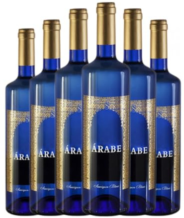 Sani Primavera Árabe Sauvignon Blanca Semi-Seco Semi-Dulce Vino de la Tierra de Extremadura 75 cl Vino blanco (Caja de 6 Botellas de 75 cl)