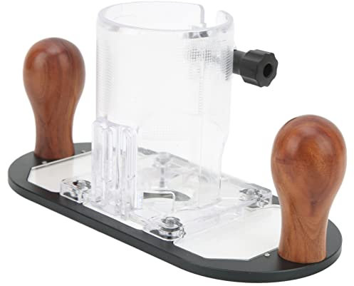 TTOCAR Handheld Router Plunge Base,Handheld Trimming Plunge Base Carving Milling Router Trimmer Plunge Base Woodworking Router Power Tool for 65mm Trimming Machine