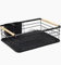 DJPF®️ Escurreplatos de Acero Inoxidable para Fregadero – Escurridor de Platos con Gran Capacidad, Soporte para Cubiertos y Utensilios,escurreplatos – 40x60x36 cm (Negro)