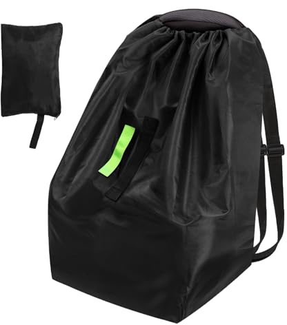 Kindersitz Reisetasche Flugzeug – Robuste Transporttasche Mit Schultergurten | Wasserdichter, Faltbarer Reiseschutz Für Babyschalen & Autositze – Perfekt Für Urlaub, Flughafen & Familienreise