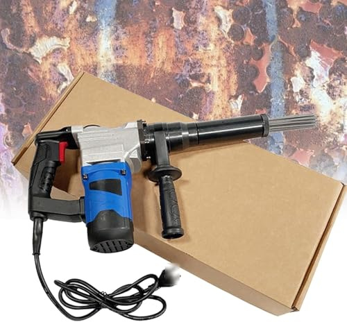 Desincrustador de agujas eléctrico, con 23 agujas de acero, pistola desincrustadora industrial portátil, herramienta eléctrica para eliminar óxido