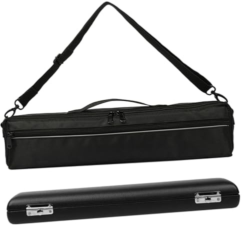 SAFIGLE Estuche para Flauta de Caja de Almacenamiento Portátil con Tapa Bolsa de Oxford Duradera para Instrumentos de Viento para Práctica y Transporte