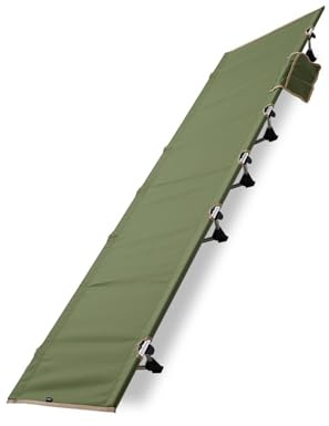 SHYYOULQE Lettino da campeggio portatile esterno singolo semplice letto pieghevole leggero sonno per pesca escursionismo pieghevole portatile