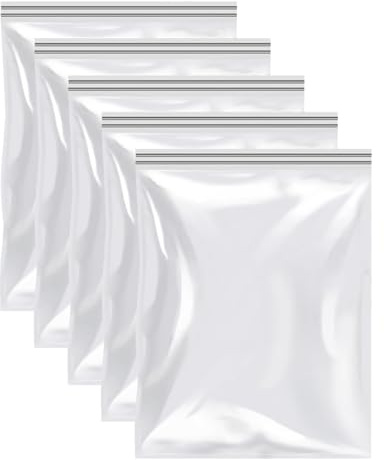 Oven Rack Cleaning Bags, 5 Pcs Reusable No Scrub Leakproof Soaking Bag, Environmental Friendly, Hands-Free, Suitable for BBQ Grills, Grill Grates, Air-Fryer Racks