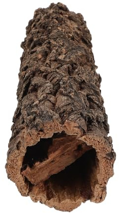 VICASKY Nascondiglio per Rettili in Legno Naturale, Rifugio Grotta per Gechi e Tartarughe, Decorazione Terrario 30cm Alta Spazio Privacy per Habitat di Lucertole e Serpenti