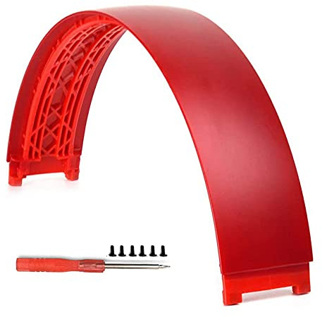 SINDERY Studio 3 Replacement Headband Studio3 Wireless Headphone Parts Screws Accessories Cover Compatible With Studio 3 Wireless Over-Ear Headphones (Red)