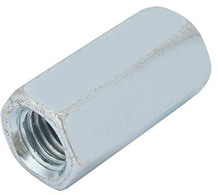 Vis Zinc Long Écrou Hexagonal Fil Tige Bielle Jonction Ecrou Joint, Hexagonaux Douille Écrou Fixations Filetées M18 * 55