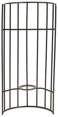 Carcasse d'abat-jour Applique demi-lune noire