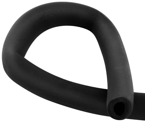 Kajaia Pipe Insulation Foam Tube Outdoor Pipe Lagging Cover Wrap Roll Black Cladding Hollow Hose Heat Preservation for Exercise Machine Handle Winter Protection(16 mm Inner Diameter, 1.8 Meter Long)