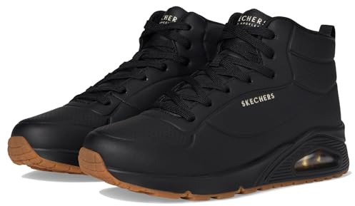 Skechers Sneaker Alte da Donna Uno-Stand, Nero/Nero, 40 EU
