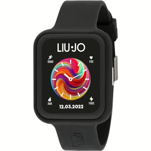 Re mida Orologio Liu Jo Uomo Smartwatch Voice Fancy Gomma Nero SWLJ130