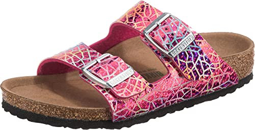 Birkenstock Mayari Cuir Grass Infradito Donna Rosa., 31 EU, Rosa, 31 EU