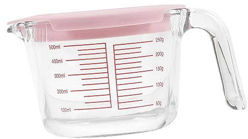 WATIIFUFU Gobelet Gradué En Verre - Tasse à Mesurer Tasse Graduée Tasse à Café Avec Balance Tasse Avec Balance Tasse à Mesurer De Café Au Lait Gobelet Gradué Ménager Tasses Claires Plastique