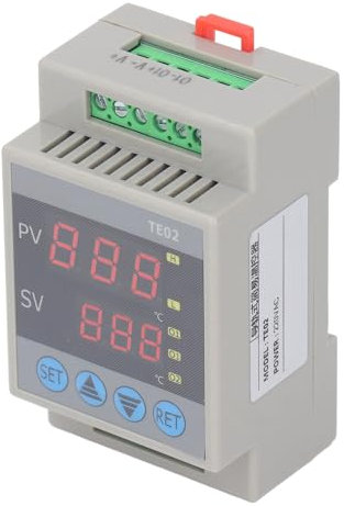 Digitaler 220-VAC-DIN-Schienen-Temperaturregler, Hochpräzises Temperaturmodul für Temperaturen von -50 ℃ Bis 20 ℃, Gut Lesbare Digitalanzeige, Ideal für Industrielle Anwendungen