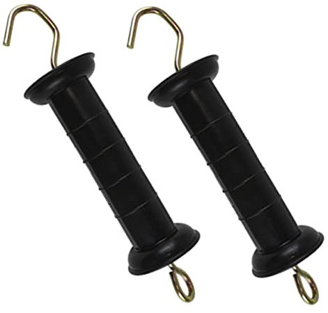 KONTONTY 2pcs Electric Fence Gate Handle Insulated Handle Sturdy Texture for Easy Use