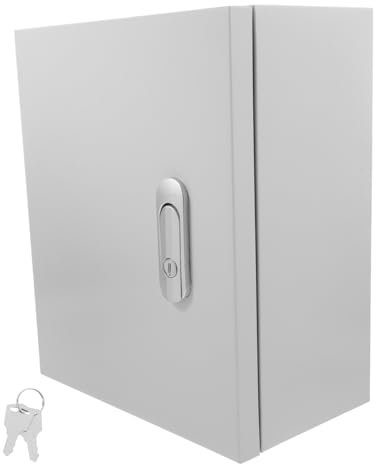 DECOMELODY Distribution Box for Outdoor Electrical Weatherproof Metal Junction Box Dustproof Design for Rv Panel Protection and Electrical Disconnect
