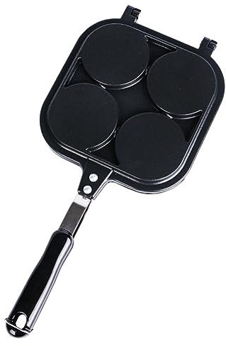 Fuhjythy Double-Sided Pancake Shape Griddle Pan Pancake Pan Non-Stick Animal Pancake Maker Mini Pancake Mold Pan