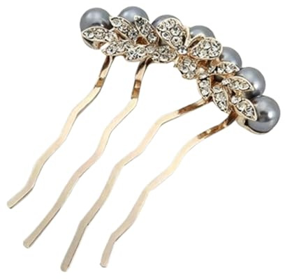 JchEnye Peigne à cheveux papillon en perles pour mariées et femmes Peigne à cheveux papillon en perles et strass Accessoire pour cheveux pour femmes pour coiffures relevées