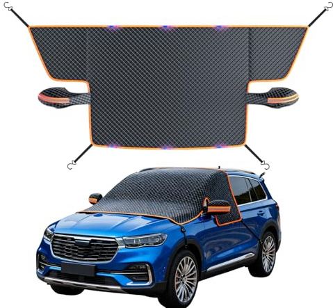 Opdestn Winter Windshield Covers - Waterproof Oxford Fabric Auto Frost Protector | Windshield Cover Window Blanket - for Automotive Car SUV Pickup Vehicle Sedans
